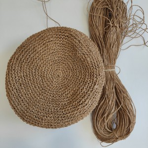 Прежда рафия цвят dark straw - тъмно сламен - dark straw Прежда рафия цвят dark straw - тъмно сламен - dark straw