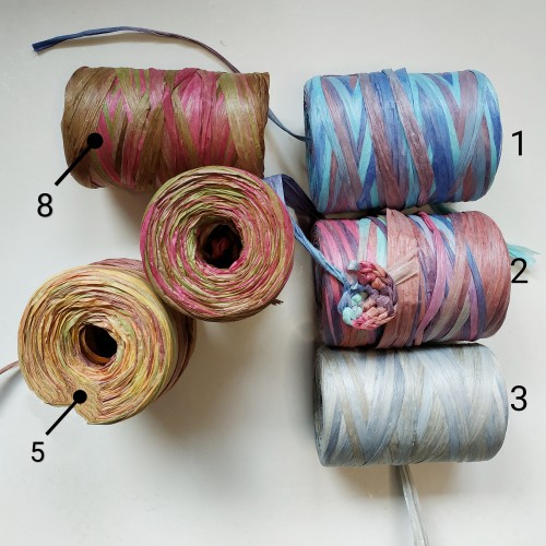 Прежда рафия мулти Прежда рафия мулти