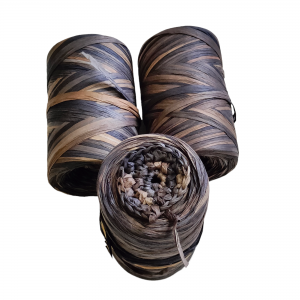 Прежда РАФИЯ цвят мулти кофяв